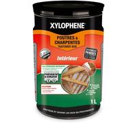 KALANKA-XYLOPHENE - Traitement Poutres & Charpentes - Traite les Bois de Charpente - Anti Insectes et Anti Termites - Traitement préventif et curatif - Séchage Rapide - Prêt à l'Emploi - 1L - Incolor