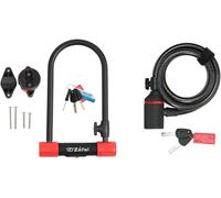 Kalanka-Zéfal K-Traz U13, Antivol En U Vélo Haute Résistance - Arceau En Acier Très Solide - Câble De 120cm Optionnel - Cadenas Pour Vélo, Vélo Électrique, Vtt, Trottinette, Scooter, Moto