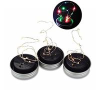 Kalaokei Guirlande lumineuse solaire pour bocal Mason Jar - Multicolore