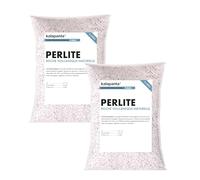 Kalapanta Perlite pour Plantes, Roche Volcanique Naturelle, Mélange de Terre pour Intérieur et Pots, Drainage et Aération, Technologie P-Max, 2 L par Sachet, Double Pack