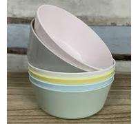 Kalas Ikea 204.613.78 Lot de 6 bols en plastique Multicolore pastel