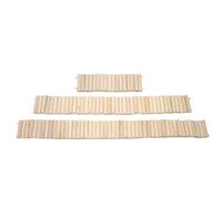 Kalastussaari 3pcs Hamster Bridge en Bois en Bois Pliable Clôture de Hamster Bricolage Hamster Cage décoration pour Animaux