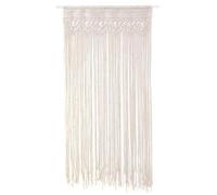 Kalastussaari Boho Curtains, 35x71 Pouces Cotton Woven Macrame Rideaux, décoration bohème décorative Suspendue pour Le Placard de Porte de fenêtre, Pas Bohemian Tige