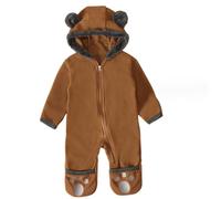 Kalastussaari Costume d'ours bébé chaud ours d'ours mignon combinaison de neige bébé pendant 12-24 mois