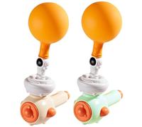 Kalastussaari Exercice de Respiration pour Les Enfants, 2 Ensembles de balles flottantes Pipe à Souffle, 3-en-1 Toys la Parole autistique pour l'entraînement pulmonaire/respiratoire