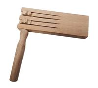 Kalastussaari Football Rattle Clacker, Ratchet Noise Makers, Clackers Traditionnels en Bois, Instruments de Musique pour Les Enfants pour Les Jeux, Les fêtes, Les Sports