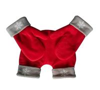 Kalastussaari Gants d'hiver, 3pcs couple chaud gants 2 personnes mitaines d'hiver pour tenue à la main, gants de Noël rouges cadeaux Costumes couples accessoires