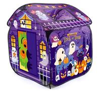 Kalastussaari Halloween Play Tent, Up Play Tent for Kids, Pliable Toddler Playhouse with Door Flip & Top Opening, Trick Or Treat for Girls Boys Gift