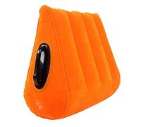 Kalastussaari Oreiller Gonflable Coussin de Triangle d'entrée auxiliaire avec accoux dépliant Un Matelas extérieur Portable pour canapé-lit, Oreiller Gonflable