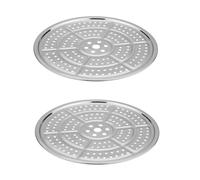 Kalastussaari Rack de Conserve de cuiseur à Pression, Porte-Support en Conserve en Acier Inoxydable pour la Cuite à Pression cuit Pain grillé 2 pcs 32 cm