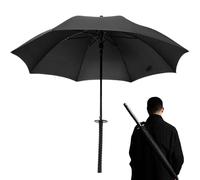 Kalastussaari Samurai Umbrella Creative Japanese Sword Umbrella For Cosplay 210T Katana Umbrella avec une côte en fibre de verre parapluie de vent étanche pour la pluie, 8 côtes