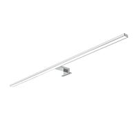 kalb | 80cm LED lampe de salle de bain lampe de miroir 230V, gris argenté (blanc chaud)
