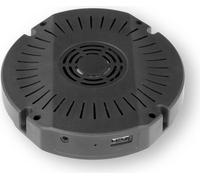 kalb | Chargeur sans fil DualCharge 10W avec sortie USB 15W, encastrement jusqu'à 30 mm, invisible, chargeur à induction avec ventilateur, bloc d'alimentation, câble 1200 mm