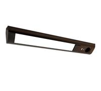 kalb I Lampe LED sous meuble avec interrupteur et prise de courant, connexion 230VAC, 3000 Kelvin, port USB Type A+C, aluminium + ABS, IP20 noir