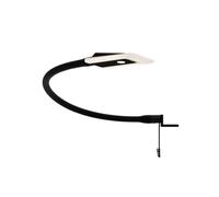 kalb | Lampe de lit LED, lampe de lecture, lampe flexible, lampe de chevet, lampe de lecture, veilleuse, sélection : lot de 1, noir