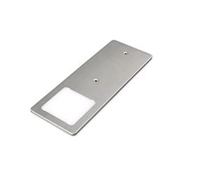 kalb | Lampes LED sous plan argentées 5W- lampe de cuisine très plate, choix:1 set blanc neutre