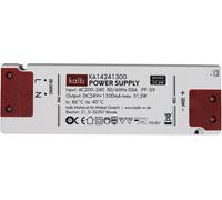 kalb LED bloc d'alimentation 24V DC Velion, approuvé par le ultra-plat hauteur max. 17mm, IP20, 230V sur transformateur 24V, 15W/30W/60W, pour bandes LED & éclairage