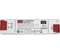 kalb LED bloc d'alimentation 24V DC Velion, approuvé par le ultra-plat hauteur max. 17mm, IP20, 230V sur transformateur 24V, 15W/30W/60W, pour bandes LED & éclairage