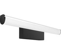 Kalb LED Lampe de miroir 300mm ronde 230V noire Moderne Economie d'énergie Blanc neutre