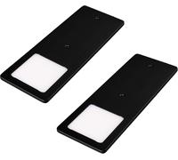 kalb LED sous le comptoir noir 5W- lampe de cuisine très plat spot encastrable, choix:2 set blanc neutre