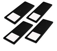 kalb | LED sous le comptoir noir 5W- lampe de cuisine très plat spot encastrable, sélection:3 set blanc chaud