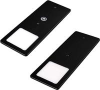 Kalb | Lot de 2 spots LED encastrables - 5 W - Très plats - Avec fonction variateur tactile - Blanc chaud