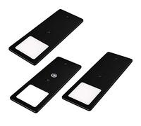 Kalb | Lot de 3 spots LED encastrables - 5 W - Très plats - Avec fonction variateur tactile - Blanc chaud