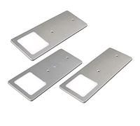 Kalb | Lot de 3 spots LED encastrables - 5 W - Très plats - Avec fonction variateur tactile - Blanc neutre