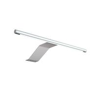 kalb | luminaire LED en saillie 340x170x40 mm pour placard 12 V CC 4 W 230 lm avec interrupteur et bloc d’alimentation gris argenté (gris argenté, lot de 1, blanc neutre)