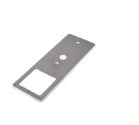 kalb | Luminaires d'agencement LED acier inoxydable brossé 5W- lampe de cuisine très plate avec fonction de variation tactile spot encastrable,1 set blanc chaud