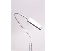 kalb Material für Möbel Lampe de chevet LED 4 W lampe de lecture luminaire flexible éclairage chambre lit, choix : 1 pièce, gris argenté