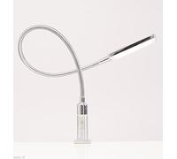 kalb Material für Möbel Lampe de chevet LED 4 W lampe de lecture luminaire flexible éclairage chambre lit, choix : 1 pièce, chrome