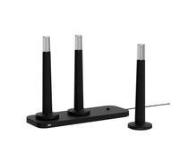 kalb Palma Lot de 3 lampes de table LED modernes à intensité variable 3000 K Utilisation sans fil Variateur tactile IP44 Lampe rechargeable 1200 mAh Station d'accueil pour hôtel et restauration (Lot