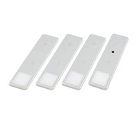 Kalb Solid2 Lot de 3 lampes LED encastrées Gris argenté avec interrupteur 3 W 3000 K Blanc chaud 4 adaptateurs 4 x Longueur du câble 200 cm au choix
