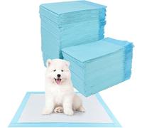 KALBIGRO 100 Pièces Alaise pour Chien, 33 x 45cm Aleses Jetables pour Chien, 5 Couches Tapis Educateur Chiot, Tapis Hygiénique Absorbant, Anti-Fuite et Séchage Rapide