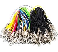 KALCX-200Pcs Cordelettes Pour Téléphone Portable Telephone Cellulaire Cordon Avec Dragonne Pour Telephone Avec Mousqueton Pour Accrocher Des Accessoires Bijoux Le Poignet Clé Usb Porte Clé