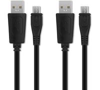 KALCX-2X Câble Usb Micro Usb 2.0 1A Transfert Données Pour Appareil Sony Alpha 6000 6300 6500 5100 5000 A7S Ii Alpha 7R Ii 7 Ii Dsc-Rx100 Dsc-Hx400V Cable Charge Et Data 1M Pvc Noir,Cordon Caméra