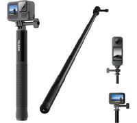 KALCX-90Cm/ 35.2"" Perche À Selfie Pour Gopro 13 12 11 10 9,Dji Osmo Action 5 Pro 4 3,Insta360 X5 X4 X3 Ace Pro,Perche Pour Selfiestélescopique Portable Avec Adaptateur,Pour Extérieur Voyage