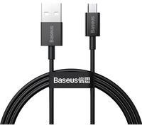 KALCX-Câble De Charge Rapide Et De Données Microusb Superior-1M-Noir