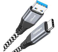 KALCX-Câble Usb C,Usb A Vers Usb C 3.1 Gen 2,Câble De Charge Rapide De Type C 3 A Et Câble De Synchronisation De Données 10 Gbit/S Pour Macbook,Galaxy S20,Android Auto Et Plus (0.9 M,1)