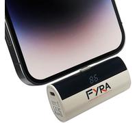 Kalcx-Cargador Portátil Para Iphone Y Android Mini,3300mah Power Bank Pd Pequeña Y Ligera Batería Externa,Powerbank Con Pantalla Led Modelo Compatible Con Iphone Y Android (Blanc,Type C)
