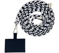 Kalcx-Chaîne De Téléphone Portable Universelle,Cordon Pour Telephone Portable,Porte Téléphone Cou,Cordon Telephone Portable,Cordon De Téléphone Portable À Accrocher,Réglable Et Détachable.(A)