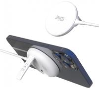 Kalcx-Chargeur Sans Fil Aimanté Avec Fonction Stand-Induction Rapide Intelligent Qi 15w Blanc