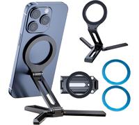 Kalcx-Magnetic Pocket Phone Tripod,Compatible Avec Magsafe Pour Iphone 15/14/13/12 Plus Pro Max,Tripod Pliable Pour Téléphone Portable,Stand De Bureau Tout-En-Un,Vidéo,Vlog,Voyage