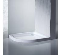 Kaldewei de douche ARRONDO 881-2 avec panneau moulé 460548040001 100 x 100 cm, brillant, blanc alpin
