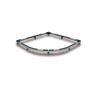 Kaldewei foot- Rahmen FR5300 Flex à 100 x 100 cm, pour Zirkon , réglable, pour receveur de douche