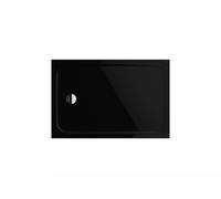 Kaldewei Cayonoplan douche 363247983701 90x150x2,5cm, avec support, effet perlant, noir