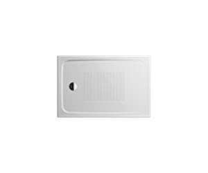 Kaldewei Cayonoplan douche 361647933199 80x100x1.8cm, avec support, effet perlant antidérapant, manhattan