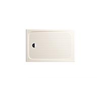 Kaldewei Cayonoplan douche 361647943231 80x100x1.8cm, avec support, effet perlant antidérapant, pergamon