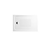 Kaldewei Cayonoplan douche 362447930001 80x130x2,5cm, avec support, antidérapant, blanc